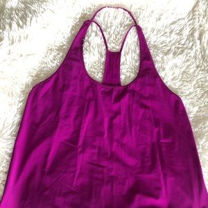 Fuschia LuluLemon Singlet Tank